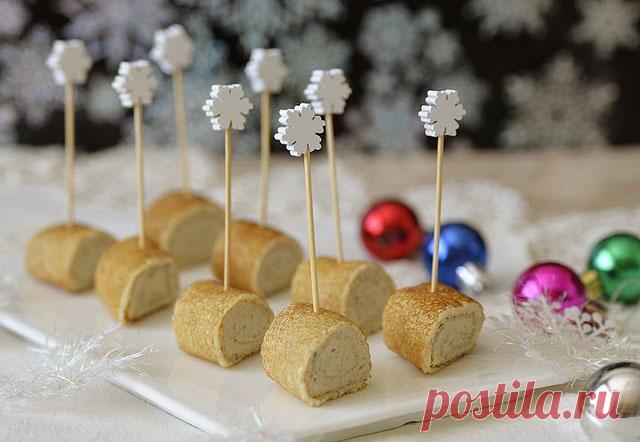 Блинные роллы с начинкой из скумбрии — Домашние заботы