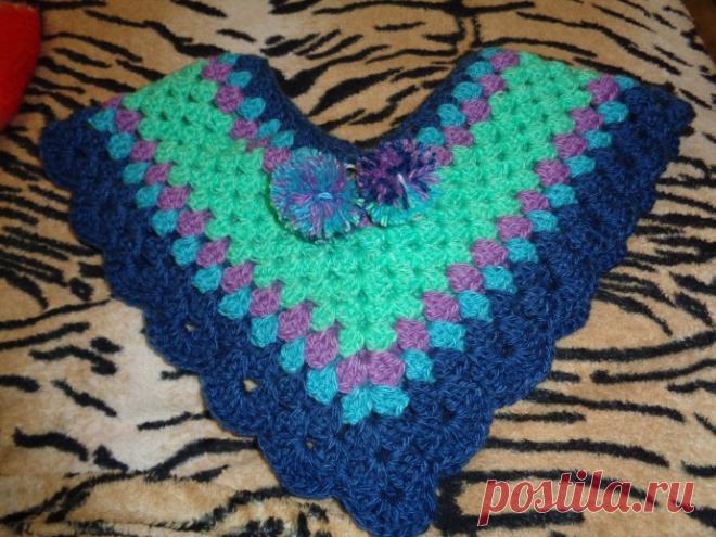 Маленькое пончо из категории Мои работы – Вязаные идеи, идеи для вязания