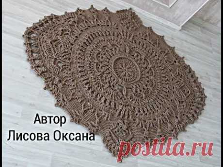 Видео МК вязания ковра "Марион" 25ряд