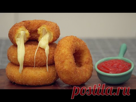 Луковые кольца с моцареллой Mozzarella Onion Rings