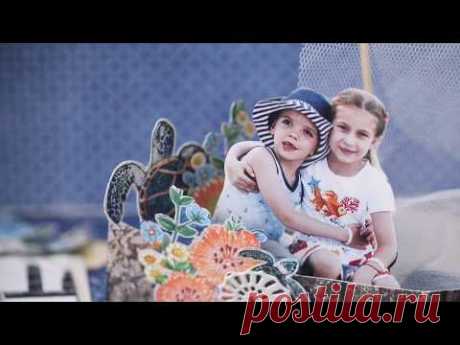Pop up construction Sail boat / Поп ап конструкция а морской альбом - лодочка.