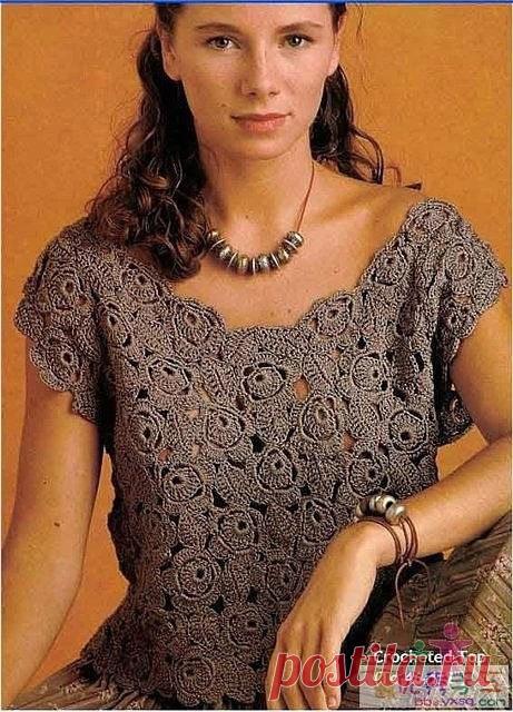 Топ крючком НРАВИТСЯ ПОСТ? ДАЙТЕ НАМ ЗНАТЬ! НАПИШИТЕ КОММЕНТАРИЙ, СОХРАНИТЕ ЕГО В ЗАКЛАДКИ! А, МОЖЕТ, ВЯЗАЛИ ПОХОЖЕЕ ИЗДЕЛИЕ? БУДЕМ РАДЫ УЗНАТЬ О ВАШЕМ ОПЫТЕ!НОВЫЙ КОНКУРС С ДЕНЕЖНЫМИ ПРИЗАМИ! 