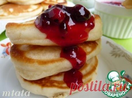 Оладьи на йогурте и кефире - кулинарный рецепт