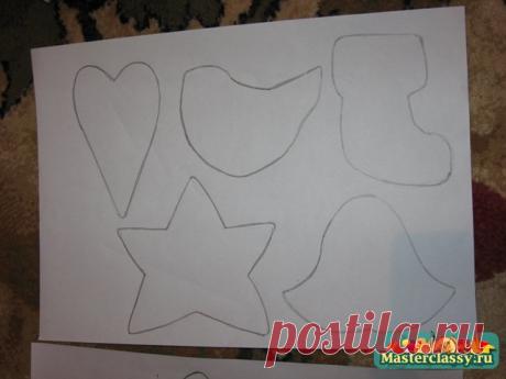 Поделки к Новому Году и Рождеству из фетра. Мастер класс