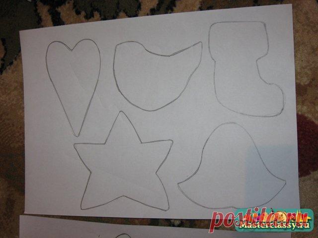 Поделки к Новому Году и Рождеству из фетра. Мастер класс