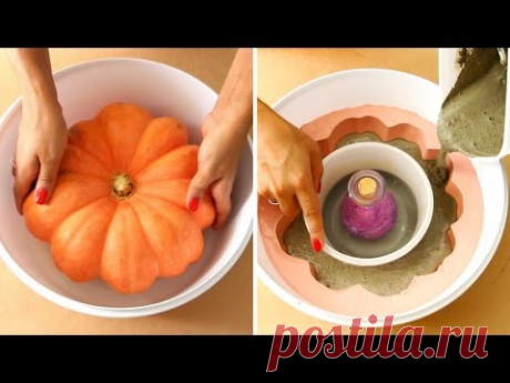 DIY VASO MORANGA de CONCRETO | Nanny Ribeiro - YouTube