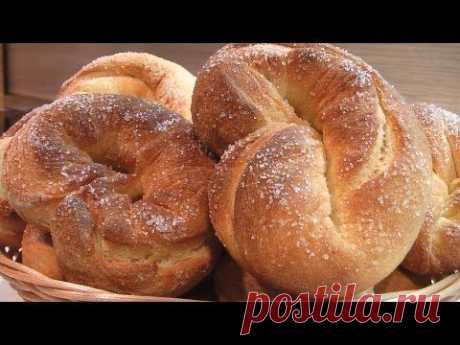 Крендельки к чаю или кофе видео рецепт. Книга о вкусной и здоровой пище