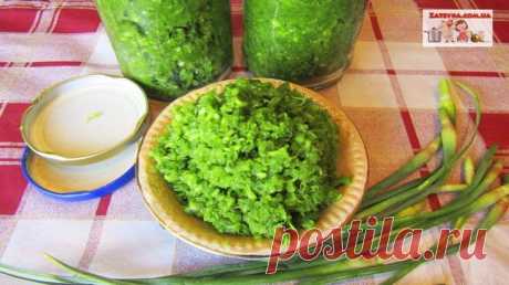 Паста из чесночных стрелок