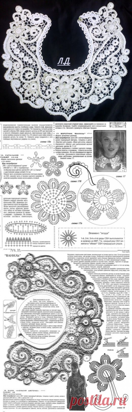 КРУЖЕВНОЙ ВОРОТНИК ИК.