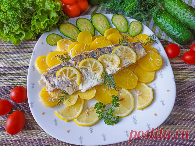 Судак в фольге с картошкой рецепт с фото пошагово - 1000.menu