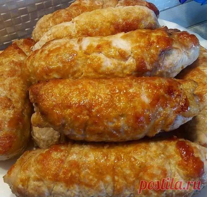 Мясные пальчики с грибами