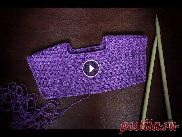 Вяжем квадратную кокетку с ростком ♥ Вяжем крючком ♥ Wild Rose ♥

шапка с отворотом для девочки