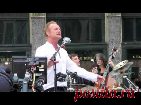 Стинг спел «Englishman In New York» в центре Нью-Йорка – Фитнес для мозга