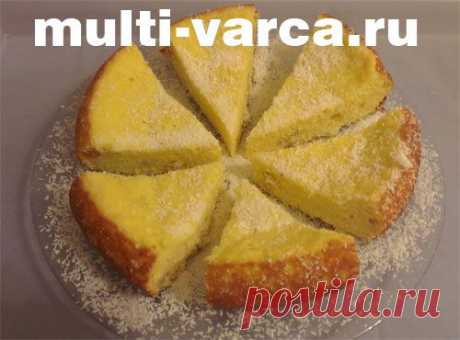 Кокосовая запеканка без муки в мультиварке