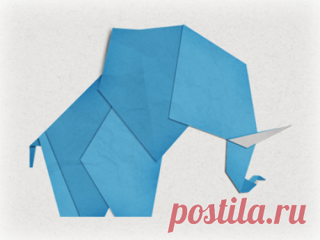 Blue Elephant by Alex Rivero