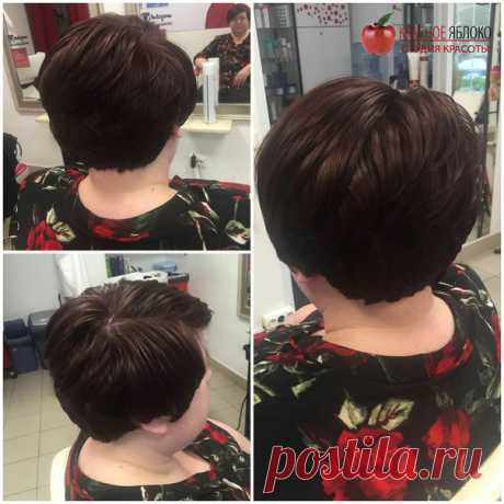 Элегантная💁👑 женская стрижка💇 от стилиста💗 Лолы м.Пролетарская.