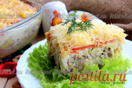 Рецепт запеканки из кабачков с фаршем - 12 пошаговых фото в рецепте