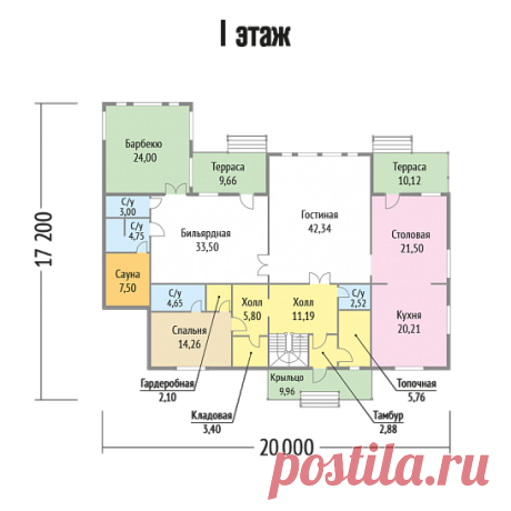 Дом Гранд размер 20х17.2 » Каталог » Терем | www.terem-pro.ru