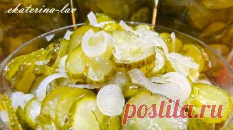 Салат из огурцов «Зимний король»