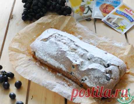 Кекс с шампанским и виноградом – кулинарный рецепт