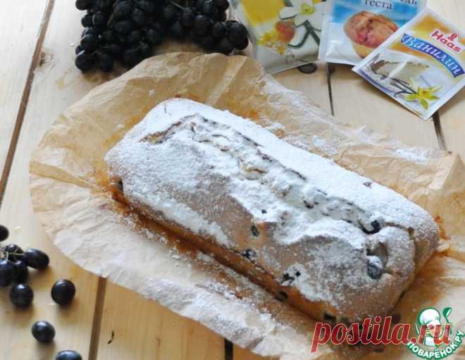 Кекс с шампанским и виноградом – кулинарный рецепт