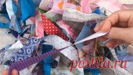 Новая идея, что сшить из старых джинсов и кусочков ткани DIY мастер-класс | Polly Stitch: лоскутное шитье с Полиной | Дзен