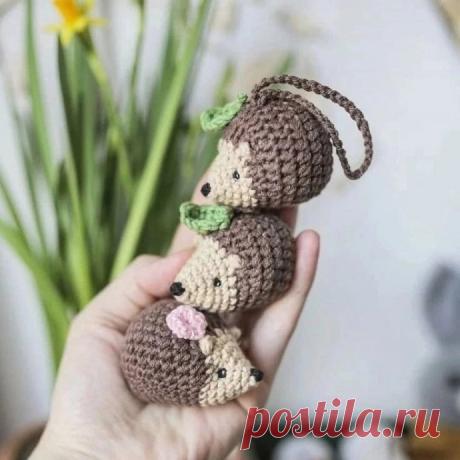 Маленький ёжик крючком