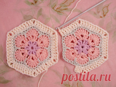 Heidi Bears: African Flower Hexagon Join-as-you-go Tutorial