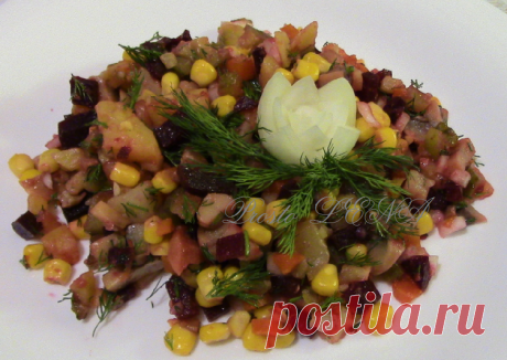 Винегрет. Рецепт необычный, но очень вкусный!!! Автор рецепта Елена Елена - Cookpad