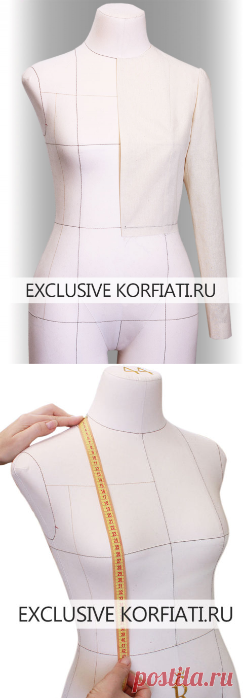Метод наколки на манекене - конструкция лифа от Анастасии Корфиати