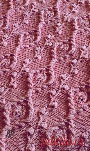 РЕЛЬЕФНЫЙ УЗОР СПИЦАМИ - ОЧЕНЬ НЕОБЫЧНЫЙ | Вязальный роман | Яндекс Дзен