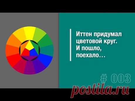 Иттен придумал цветовой круг. И пошло, поехало…