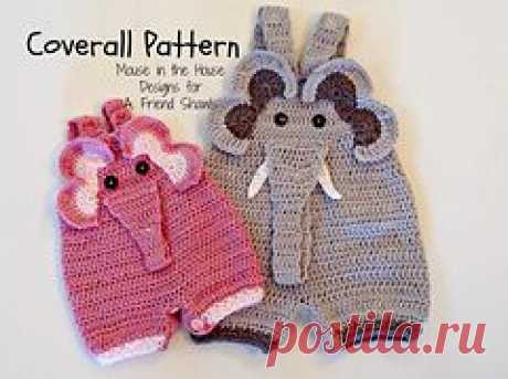 Ravelry: Animal Coveralls pattern by Melissa R. M. Frank