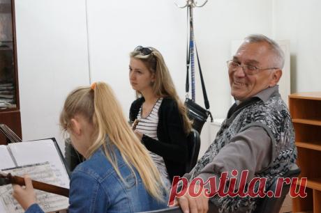 На репетиции 2012 г.