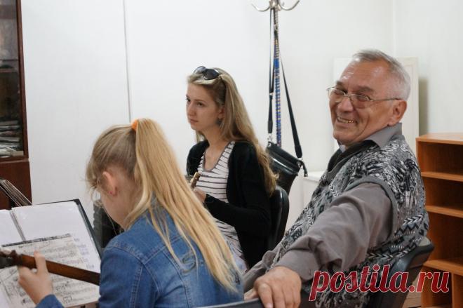 На репетиции 2012 г.