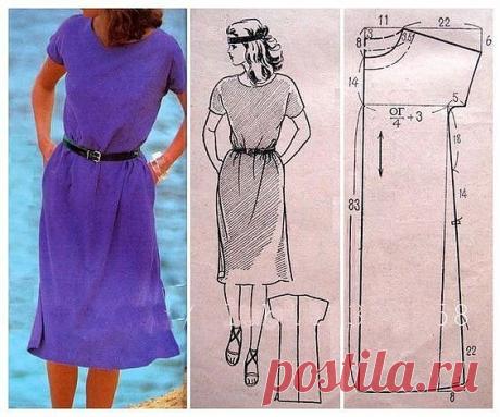 Выкройка платья