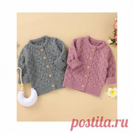 Детский жакет узором "Листья". Спицы. | Вяжем,Вяжем,Вяжем(Вязание) | Яндекс Дзен