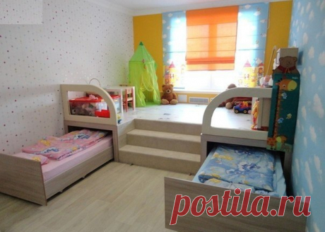 Клевая и практичная детская комната