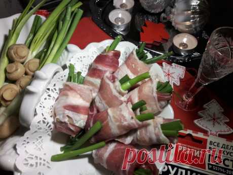 Роллы "А-ля-русс" из грудинки :) - Простые рецепты Овкусе.ру