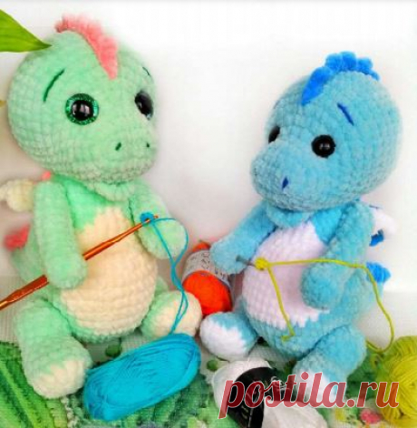 Free Pattern Амигуруми Дракон - Игрушки амигуруми