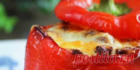 Перец, фаршированный кускусом с грибами : Овощные блюда : Кулинария : Subscribe.Ru