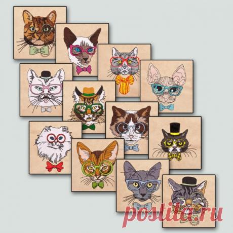 BFC1318 Hipster Felines Filled