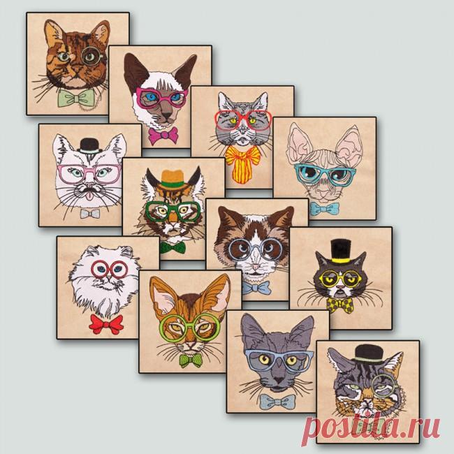 BFC1318 Hipster Felines Filled