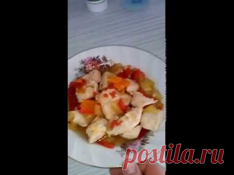 Готовим курицу, тыкву и яйца часть 2 продолжение