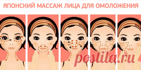 Стань моложе на 10 лет! Японский самомассаж лица ! Поистине уникальная методика!  Даже салонные процедуры не дадут такого эффекта!