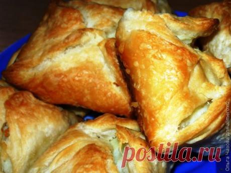 Слойки с картофелем / Рецепты с фото