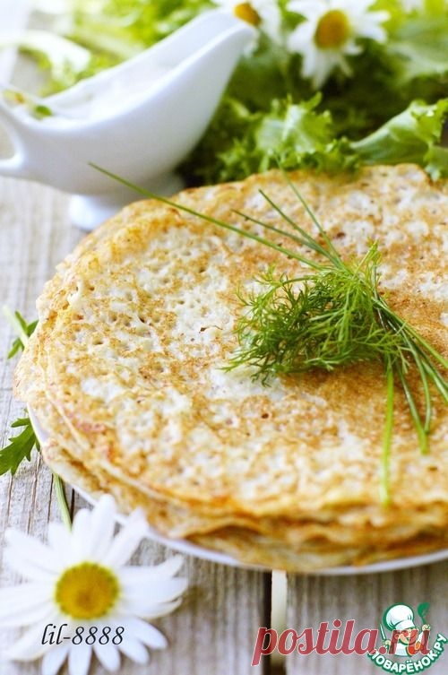 Блины из сырого картофеля - кулинарный рецепт