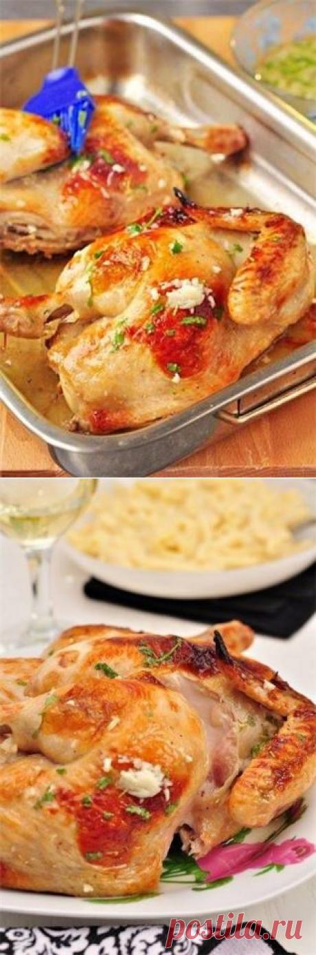 Жареная курочка с чесночным соусом и вкуснейшее... - Рецепты. Мир кулинарии