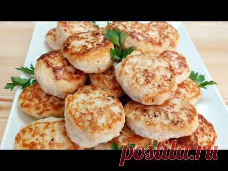 Супер вкусные и сочные куриные котлеты, самый простой и быстрый рецепт!