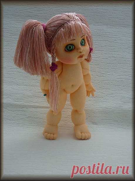 Мастер класс по изготовлению текстильной куколки.  Моника. Рост куколки 30 см